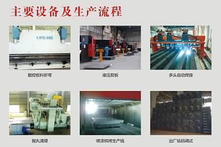 长江衡器主要设备及生产流程